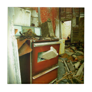 Azulejo De Cerámica Mess abandonado