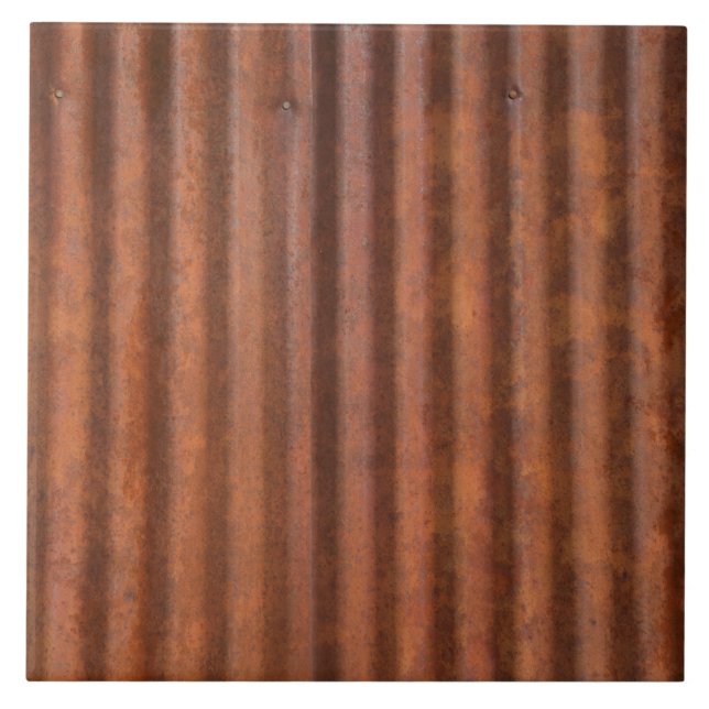 AZULEJO DE CERÁMICA METAL OXIDADO (Frente)