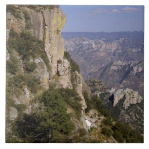 Azulejo De Cerámica México, Estado de Chihuahua, Cañón de Cobre. ESTO 