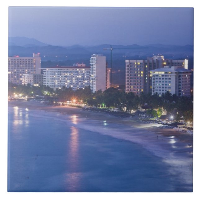 Azulejo De Cerámica México, Guerrero, Ixtapa. Hoteles Ixtapa a lo larg (Frente)