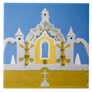 Azulejo De Cerámica México, Yucatán, Izamal. El convento franciscano