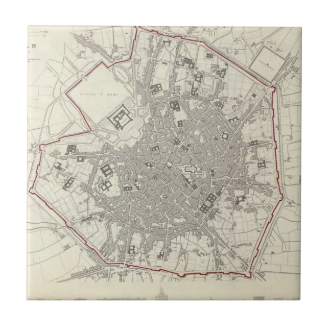 Azulejo De Cerámica Milano Milano (Frente)