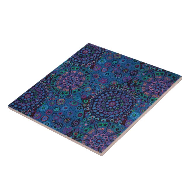 Azulejo De Cerámica Millefiori (Lado)