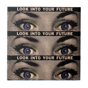 Azulejo De Cerámica Mira tu futuro