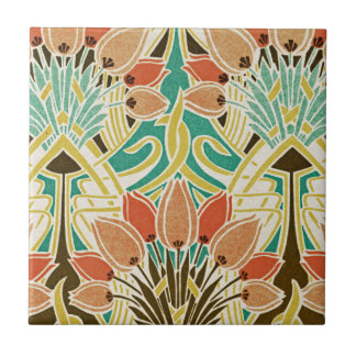 Azulejo De Cerámica Modelo #11 de Nouveau del arte