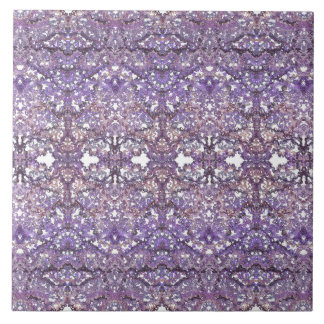 Azulejo De Cerámica Modelo atado lujoso, elegante en descolorar-lila
