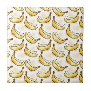 Azulejo De Cerámica Modelo con el plátano