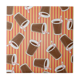 Azulejo De Cerámica Modelo de los alimentos de preparación rápida