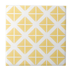 Azulejo De Cerámica Modelo de moda amarillo del triángulo