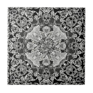 Azulejo De Cerámica Modelo del cráneo del cordón