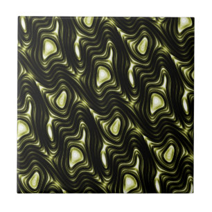 Azulejo De Cerámica Modelo extranjero verde oscuro que brilla
