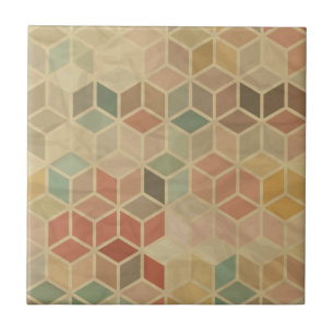 Azulejo De Cerámica Modelo geométrico retro 5