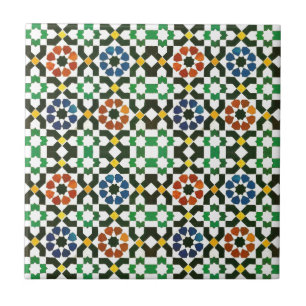 Azulejo De Cerámica modelo marroquí del color de los años 70
