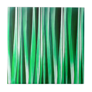 Azulejo De Cerámica Modelo rayado del océano del Aquamarine