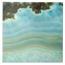 Azulejo De Cerámica Modelos azules del cristal de la ágata de la