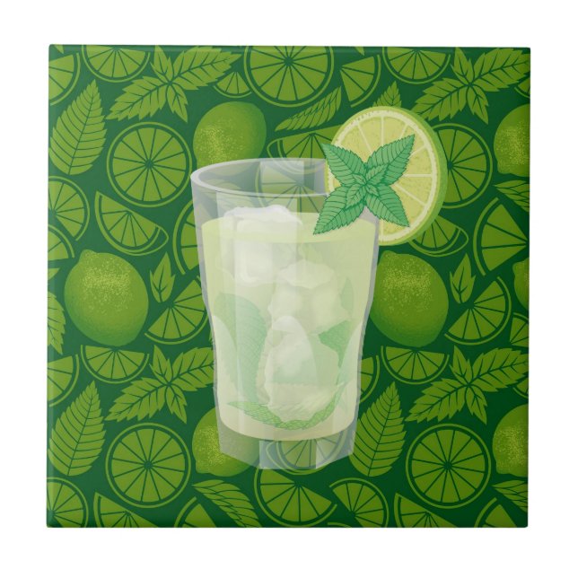 Azulejo De Cerámica Mojito (Frente)