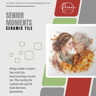 Azulejo de Cerámica Momentos de la Tercera Edad Dí