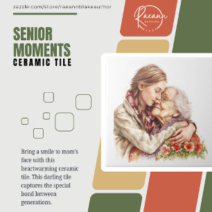 Azulejo de Cerámica Momentos de la Tercera Edad Dí