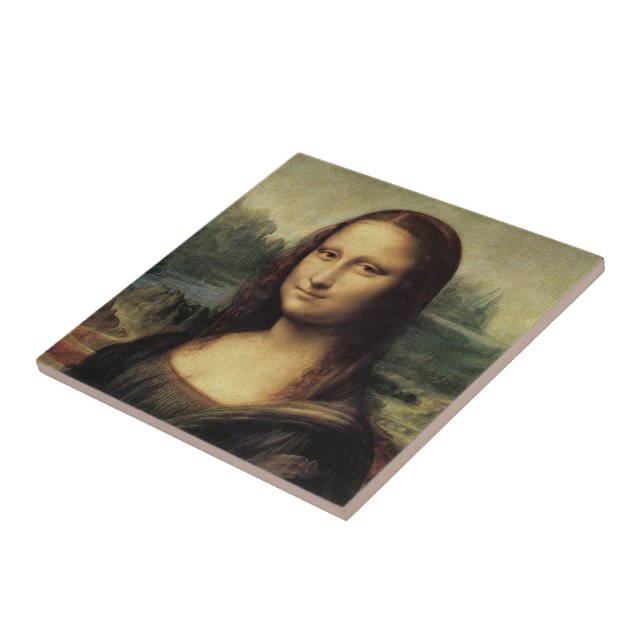 Azulejo De Cerámica Mona Lisa de da Vinci (Lado)