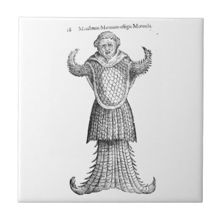 Azulejo De Cerámica Monkfish medieval
