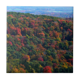 Azulejo De Cerámica Montañas Apalaches en otoño