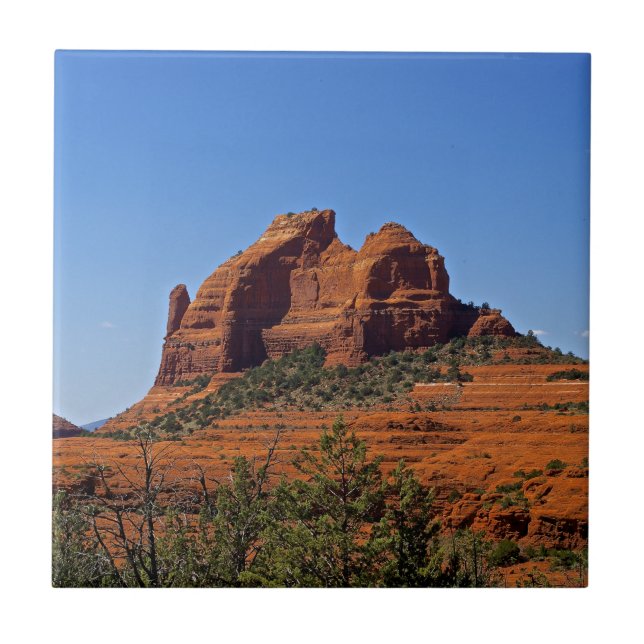 Azulejo De Cerámica Montañas de Sedona (Frente)