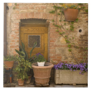 Azulejo De Cerámica Montefollonico, Val d'Orcia, provincia de Siena, 2