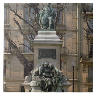 Azulejo De Cerámica Monumento franceses del pere de Alexander Dumas a