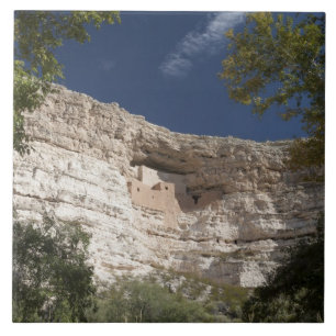Azulejo De Cerámica Monumento Nacional Castillo de Montezuma, Arizona 
