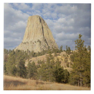 Azulejo De Cerámica Monumento Nacional Devils Tower
