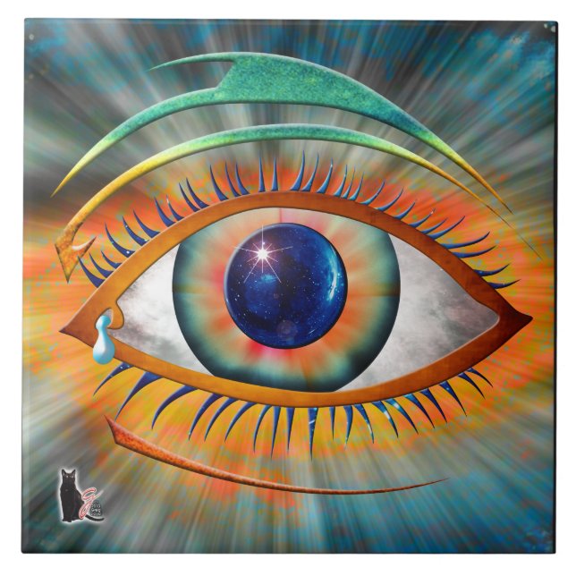 Azulejo De Cerámica Mosaico cerámico Odin (Frente)