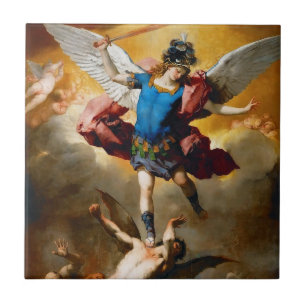 Azulejo De Cerámica Mosaico cerámico St Michael el Archangel 13B