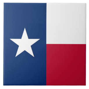 Azulejo De Cerámica Mosaico de bandera del estado de Texas