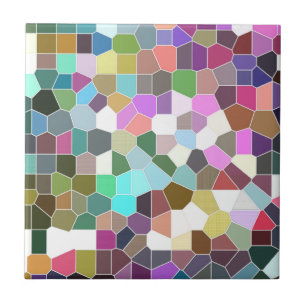 Azulejo De Cerámica Mosaico de flores