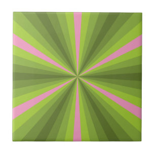 Azulejo De Cerámica mosaico de ilusión de primavera