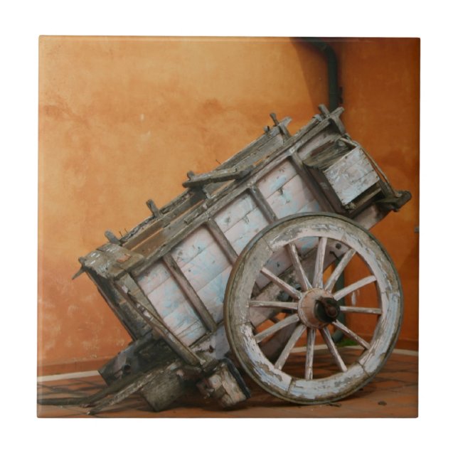 Azulejo De Cerámica mosaico de personalizado de portada antigua (Frente)