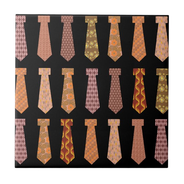 Azulejo De Cerámica Mosaico lleno de Novedad del patrón de Ties Menswe (Frente)