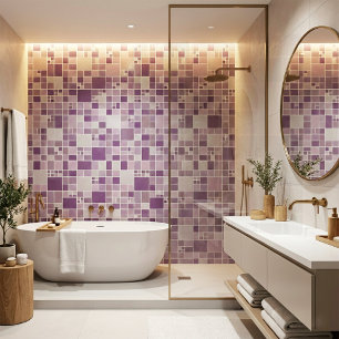 Azulejo De Cerámica Mosaico Mauve Patrón Cocina Baño Tile