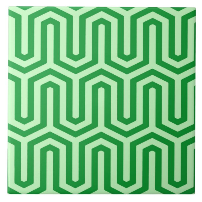 Azulejo De Cerámica Motif egipcio Deco - verde jade (Frente)