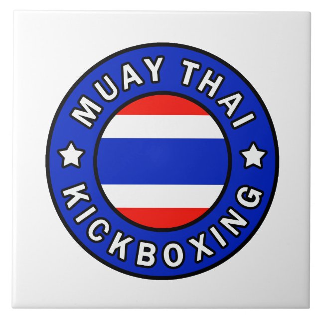 Azulejo De Cerámica Muay Thai (Frente)