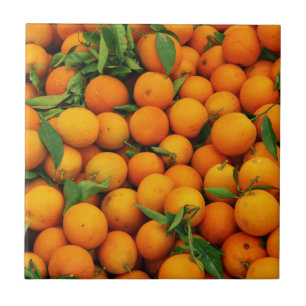 Azulejo De Cerámica Muchos Naranjas