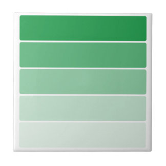 Azulejo De Cerámica Muestras de pintura verde brillante