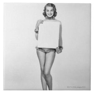 Azulejo De Cerámica Mujer en piel