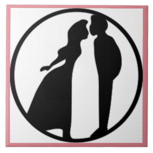 AZULEJO DE CERÁMICA MUJER KISSING MAN