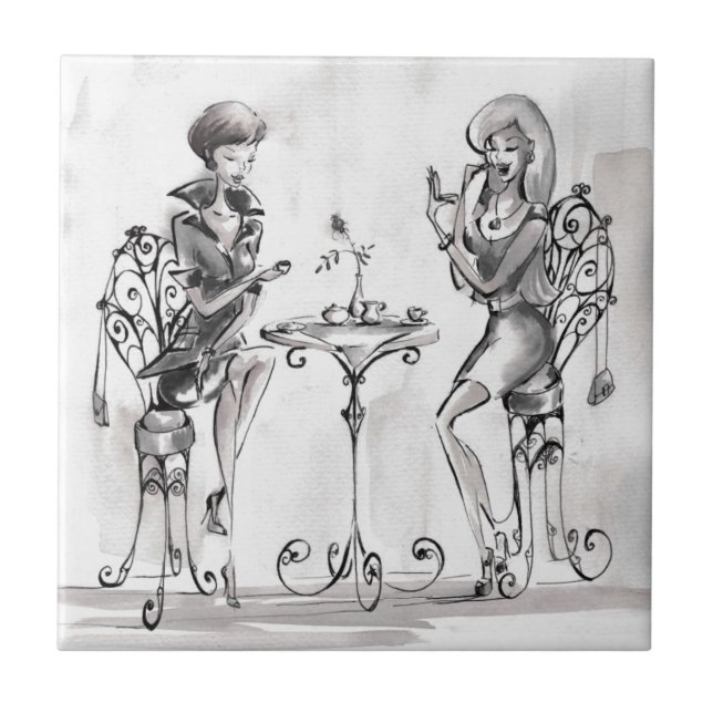 Azulejo De Cerámica Mujeres (Frente)