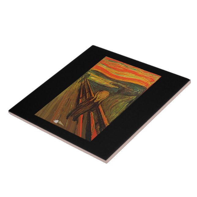 Azulejo De Cerámica Munch - El Grito De Hielo (Lado)