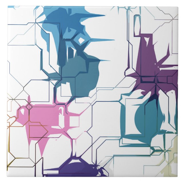 Azulejo De Cerámica Muro agrietado (Frente)