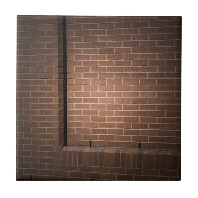 Azulejo De Cerámica Muro de ladrillo rojo texturizado (Frente)