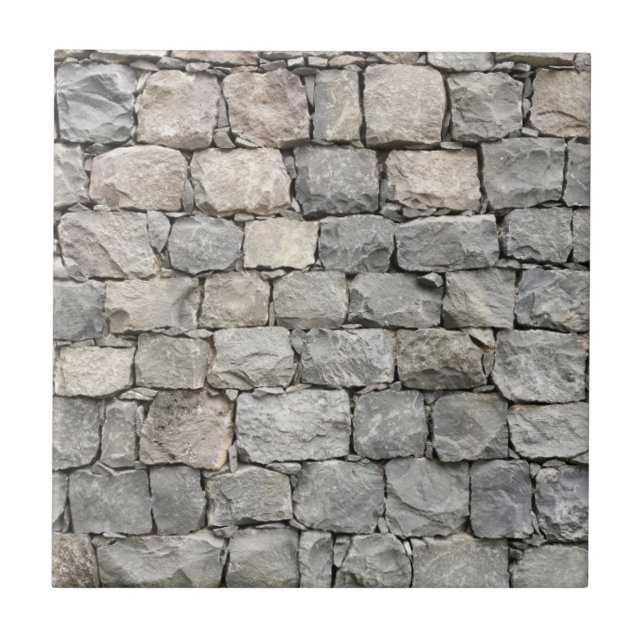 Azulejo De Cerámica Muro de piedra seca (Frente)