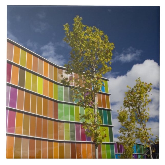 Azulejo De Cerámica MUSAC, museo de arte contemporáneo (Frente)